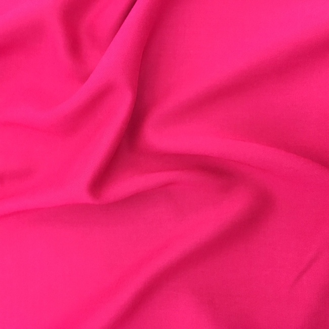 Plain 100 Viscose Fabric CERISE